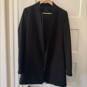 Zara black long blazer